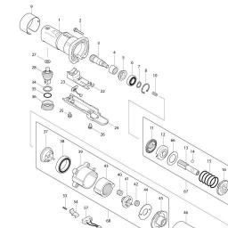 Makita DFL122F spare parts