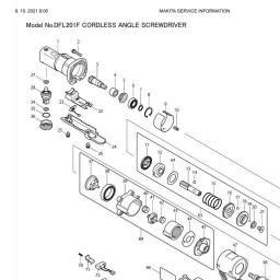 Makita DFL201F spare parts