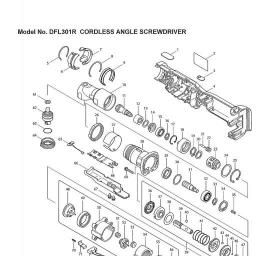 Makita DFL301F spare parts