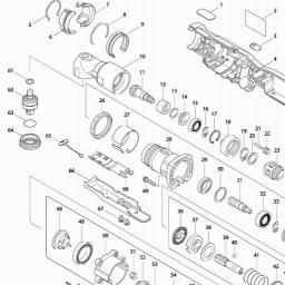 Makita DFL301R spare parts
