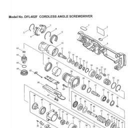 Makita DFL402F spare parts