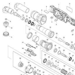 Makita DFL651F spare parts