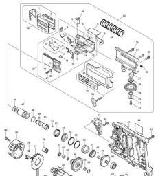 Makita DFR440 spare parts