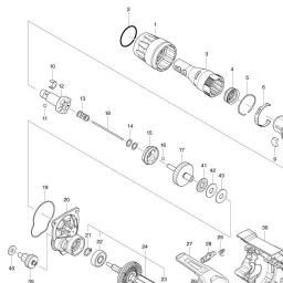 Makita DFS250 spare parts
