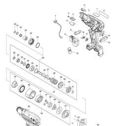 Makita DFT025F spare parts
