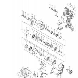 Makita DFT041 spare parts