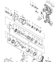 Makita DFT041F spare parts