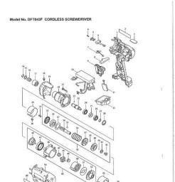 Makita DFT043 spare parts