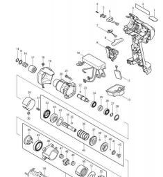 Makita DFT043F spare parts