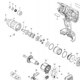 Makita DFT060T spare parts
