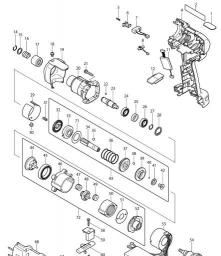 Makita DFT082F spare parts
