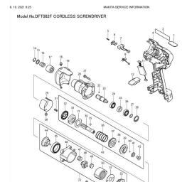 Makita DFT082R spare parts