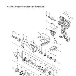 Makita DFT083F spare parts
