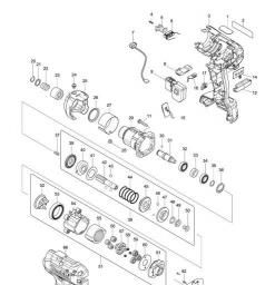 Makita DFT085F spare parts