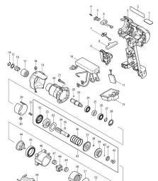 Makita DFT125F spare parts