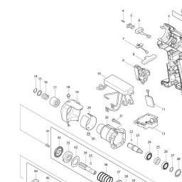 Makita DFT126F spare parts