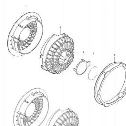Makita DFV214A spare parts
