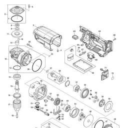 Makita DG001G spare parts