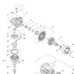 Makita DGA900 spare parts