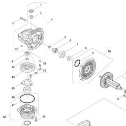 Makita DGA901 spare parts