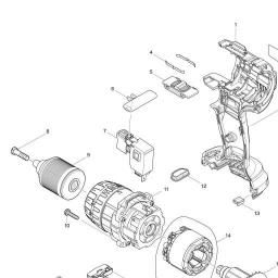 Makita DHP481 spare parts