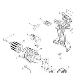 Makita DHP484 spare parts