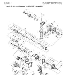 Makita DHR182 spare parts