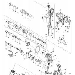 Makita DHR280ZWJ spare parts