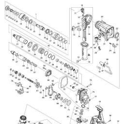 Makita DHR281ZWJ spare parts