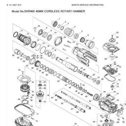 Makita DHR400 spare parts