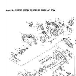 Makita DHS630 spare parts