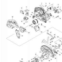 Makita DHS661 spare parts