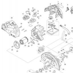 Makita DHS783 spare parts