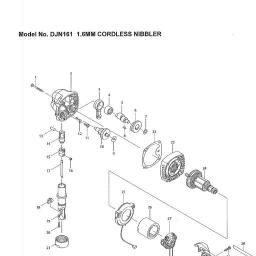 Makita DJN161 spare parts