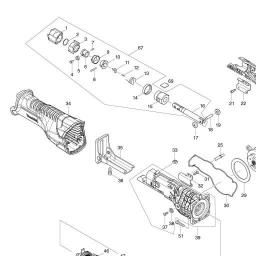 Makita DJR186 spare parts