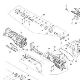 Makita DJR360 spare parts