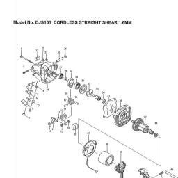 Makita DJS161 spare parts