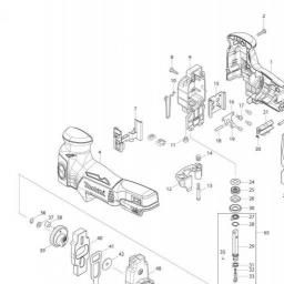Makita DJV141 spare parts