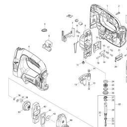 Makita DJV142 spare parts