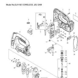 Makita DJV182 spare parts
