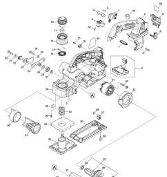 Makita DKP181ZU spare parts