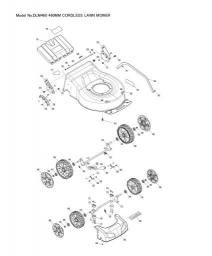 Makita DLM460Z spare parts