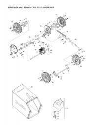 Makita DLM462PG2 spare parts