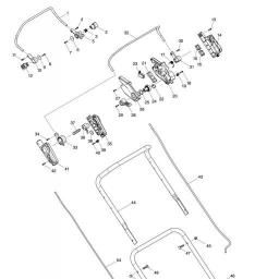 Makita DLM533 spare parts
