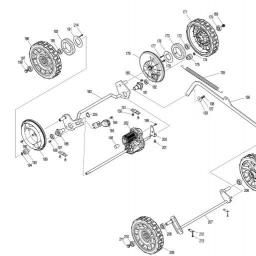 Makita DLM536 spare parts