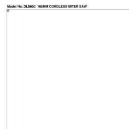 Makita DLS600 spare parts
