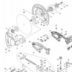 Makita DLW140 spare parts