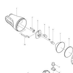 Makita DML185 spare parts