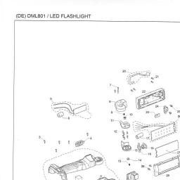 Makita DML801 spare parts
