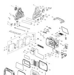 Makita DML809 spare parts